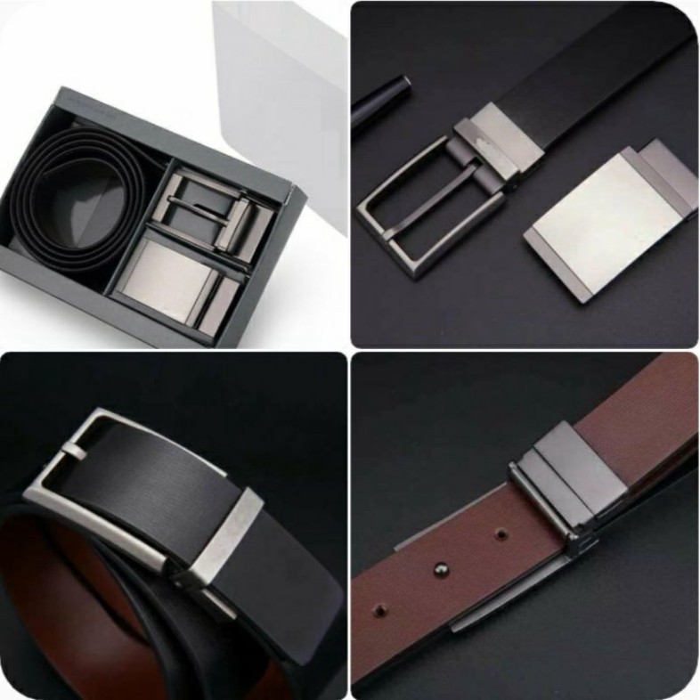 Thắt Lưng Nam - Bộ Ck chuẩn - Dây Nịt Cao Cấp - Full Box Khóa lv Xoay 360 Độ - Xem Hàng Trước Khi Thanh Toán