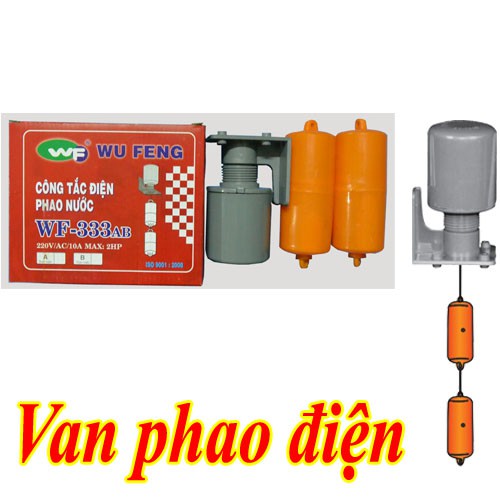 công tắc điện phao nước, van phao điện, van điện ngắt nước, phao điện, phao điện bồn nước