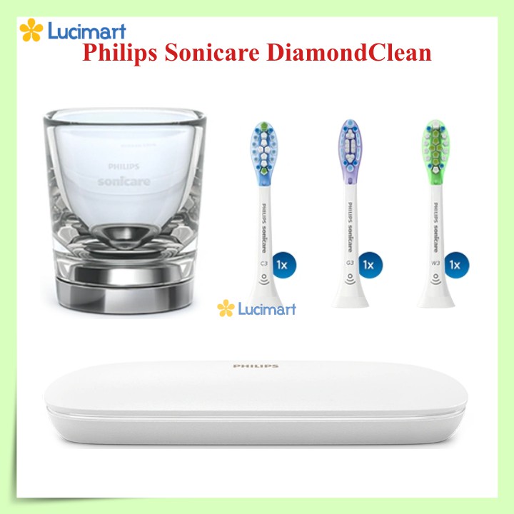 Bàn chải điện Philips Sonicare 9300 DiamondClean Smart [Hàng Mỹ]