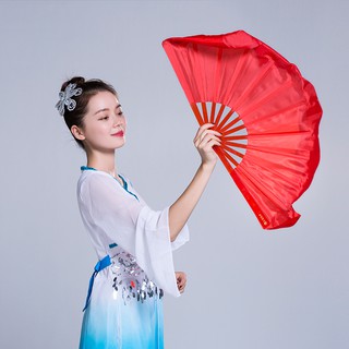 [HÀNG ĐẸP] Quạt múa biểu diễn một màu nan nhựa siêu bền và đẹp