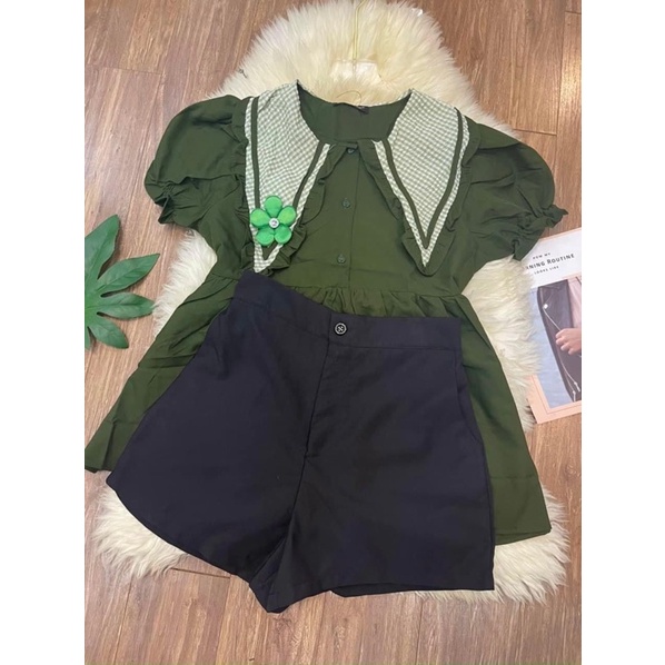 BIGSIZE Sét babydoll vạt hoa 50-90kg