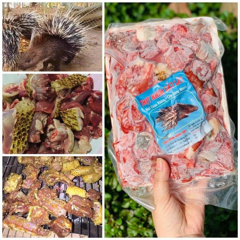 Thịt Nhím Cắt Lát Vĩ 1kg (giao hỏa tốc tphcm)