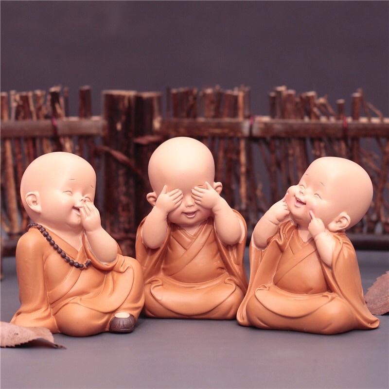 TƯỢNG CHÚ TIỂU AN NHIÊN-YÊU ĐỜI TRANG TRÍ TRÊN XE HƠI ,BÀN LÀM VIỆC