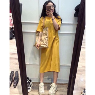 Đầm xoắn eo