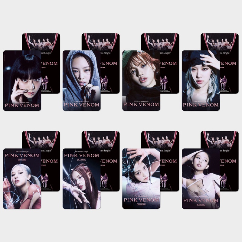 Bộ 8 Tấm album Ảnh Nhóm Nhạc Blackpink Thẻ