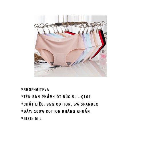  Quần lót nữ đúc su không đường may mặc trong váy dễ thương MITEVA QL01 | BigBuy360 - bigbuy360.vn