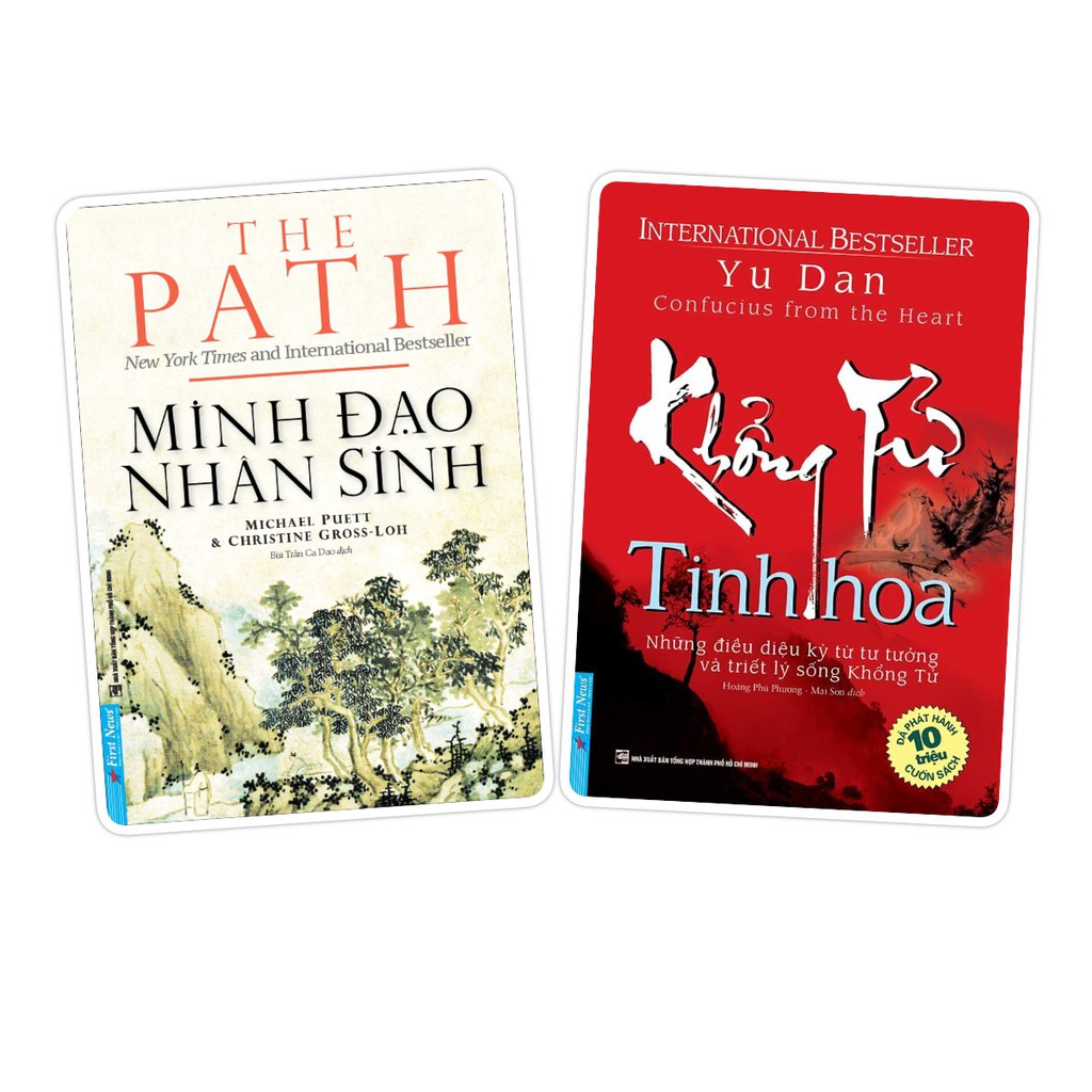 Sách Combo Minh Đạo Nhân Sinh + Khổng Tử Tinh Hoa First News