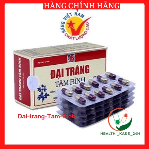 Đại tràng Tâm Bình hỗ trợ viêm đại tràng cấp tính,viêm đại tràng mãn tính,rối loạn tiêu hóa đầy bụng khó tiêu