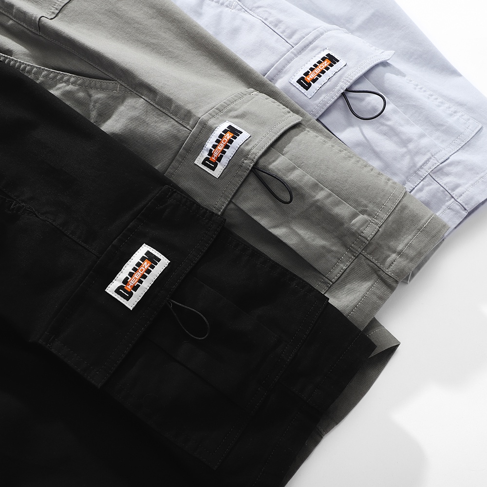 Quần short nam HEBOZ chất vải kaki, có 1 túi hộp cao cấp 3M - 00001243