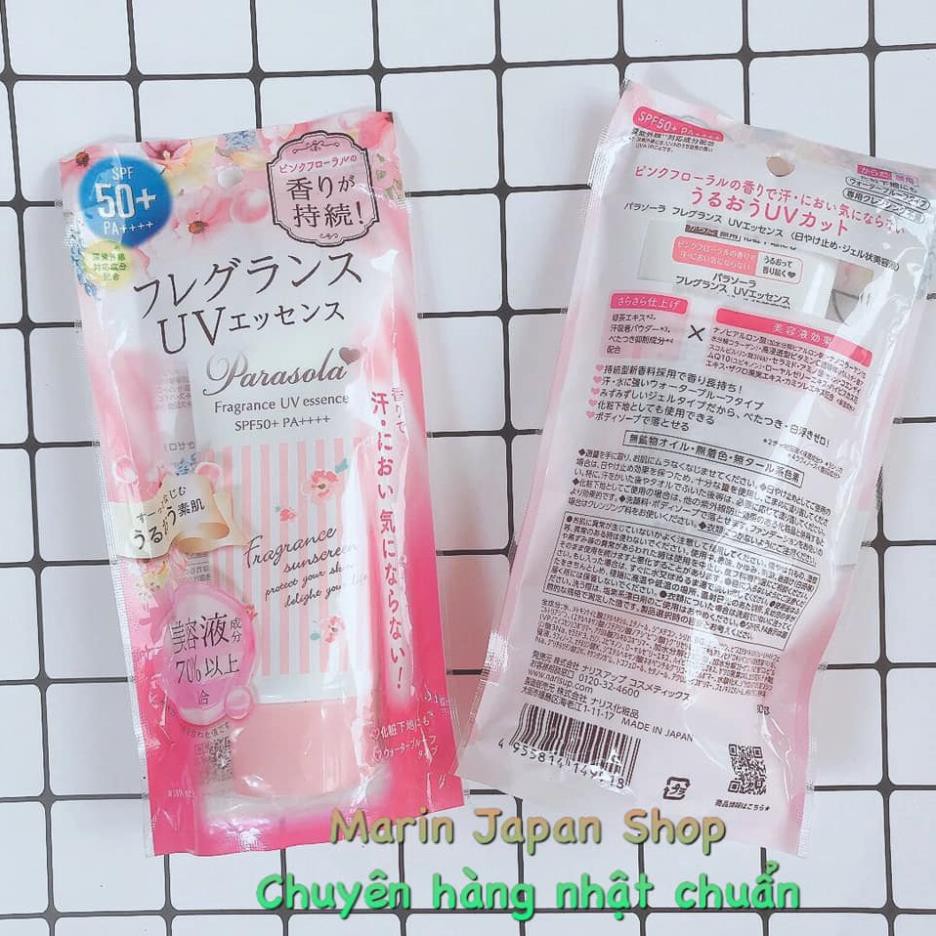 (SALE 280k->229k) Kem chống nắng Illumi Parasola Fragrance UV Essence SPF50+ , PA++++ Nhật Bản