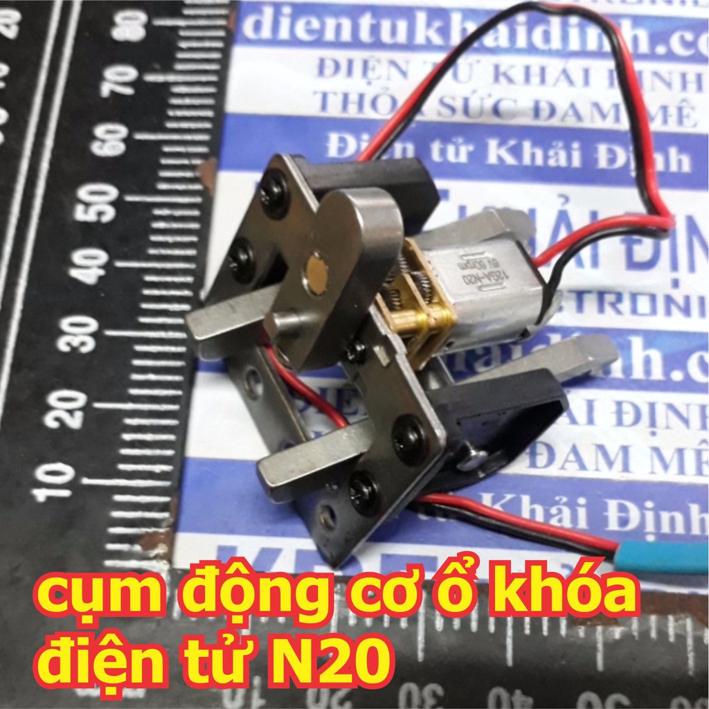 cụm động cơ giảm tốc trong ổ khóa điện tử N20 6V 60V/P kde5438