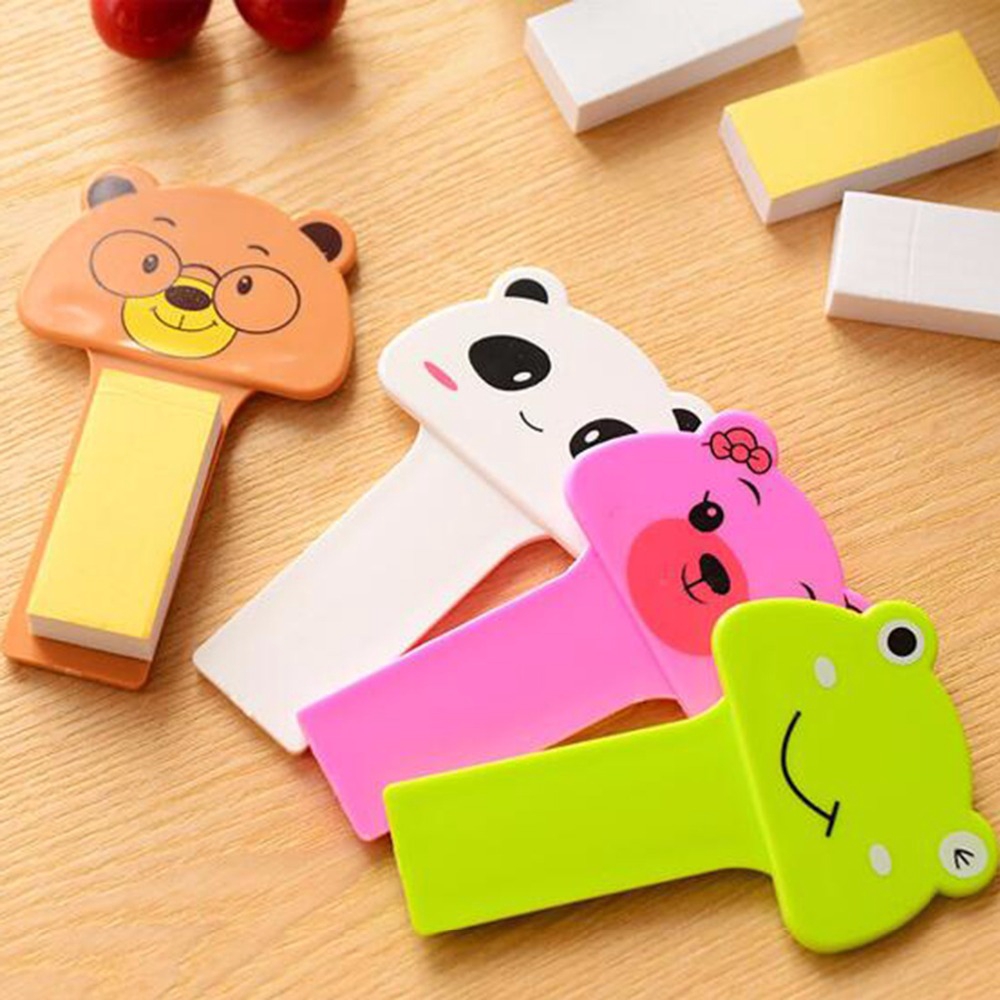 Set 2 Dụng Cụ Nâng Nắp Bồn Cầu Chống Tiếp Xúc Hình Hoạt Hình