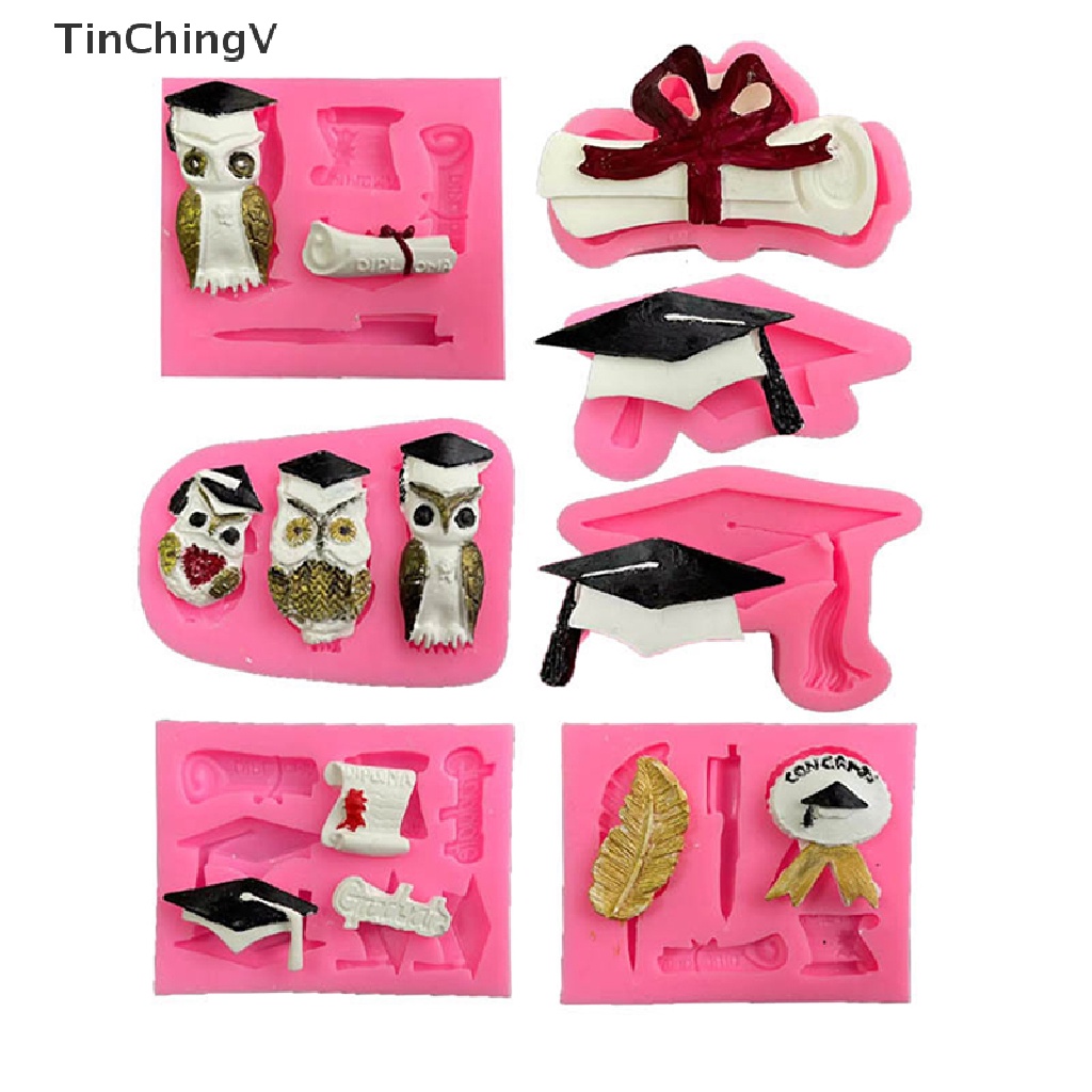 Khuôn Làm Bánh / Sô Cô La / Kẹo Đường Hình Nón Tốt Nghiệp