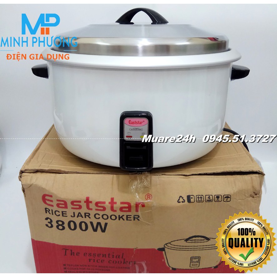 Nồi cơm công nghiệp Eaststar 30 lít (10 lít cơm) Bảo hành 12 Tháng