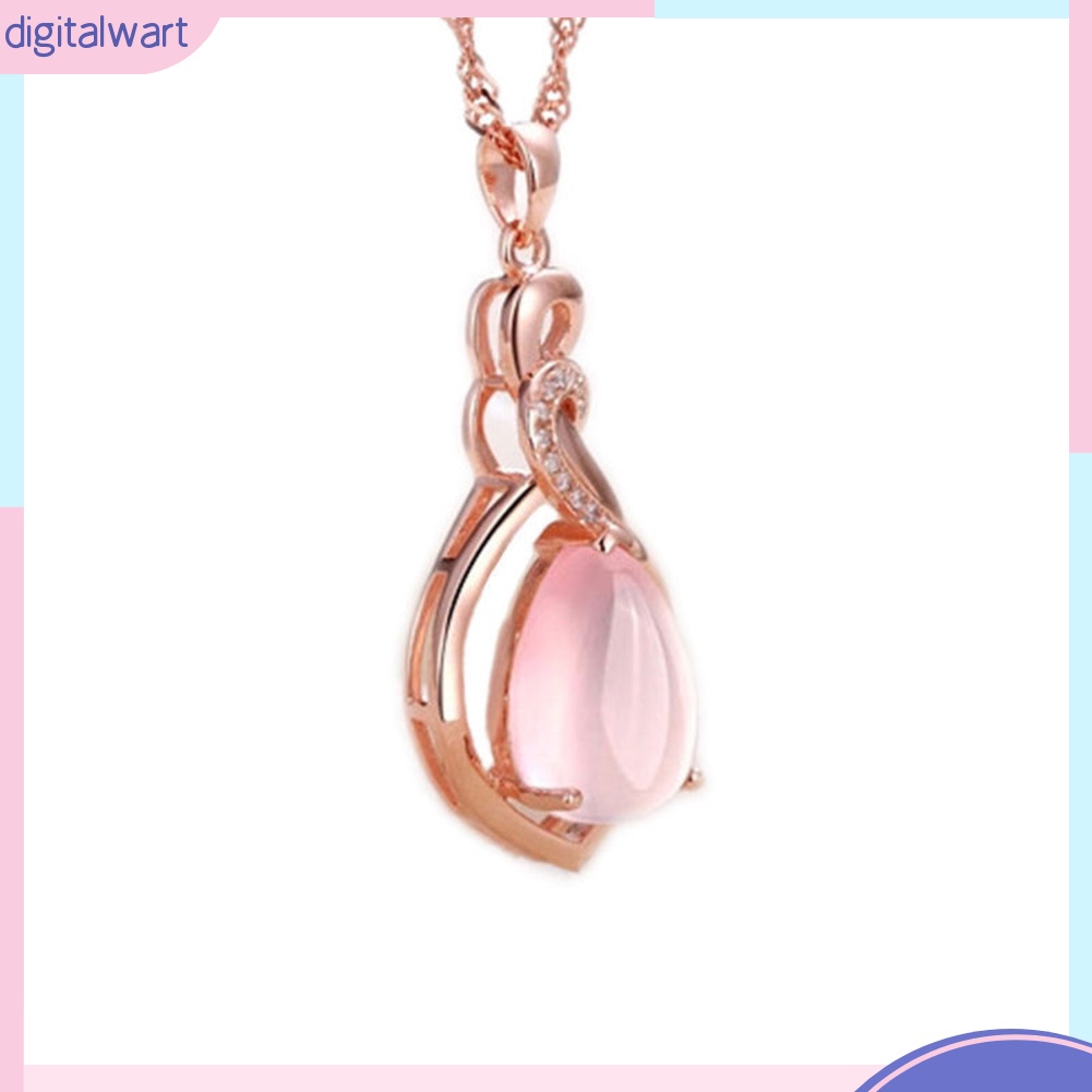 Dây Chuyền Mặt Tròn Đính Đá Thời Trang Cho Nữ