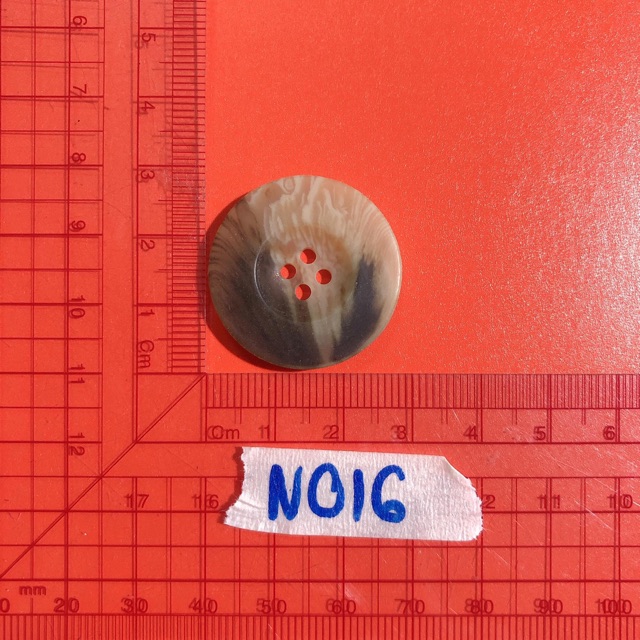 Combo 5 cúc áo,khuy áo,nút áo nâu đen loang màu N016-N019