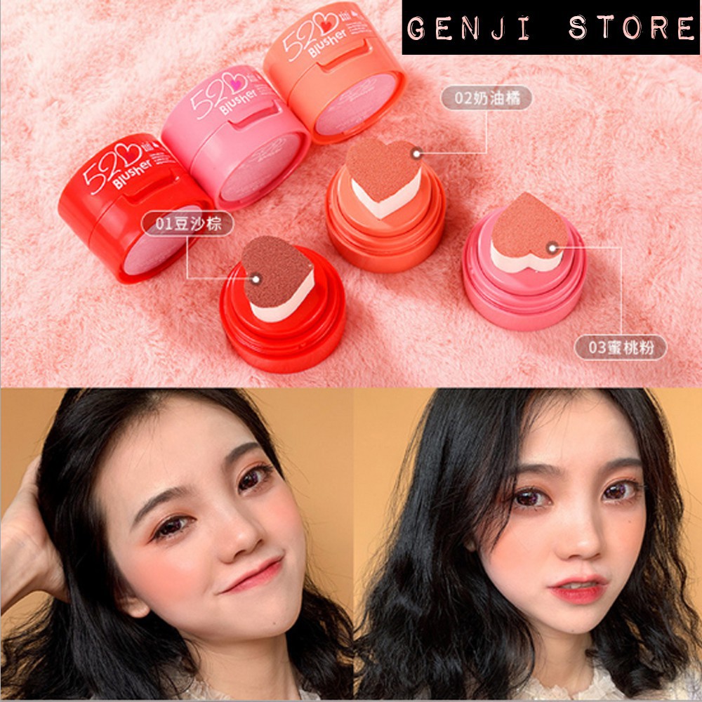 (HÀNG NỘI ĐỊA TRUNG) XIXI MAKEUP - Phấn má Kiss My Sweet Heart Seal Blusher