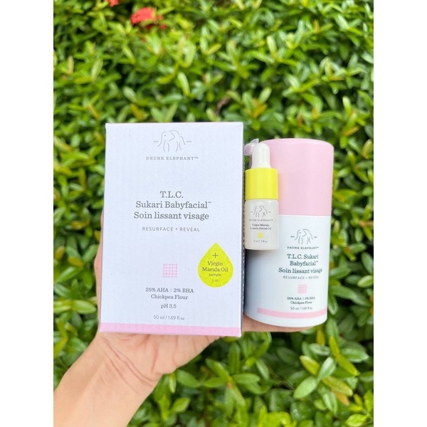 Mặt nạ tẩy tế bào chết Drunk Elephant T.L.C Sukari Babyfacial (AUTH)