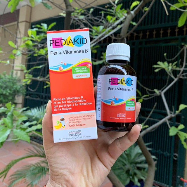 PEDIAKID FER + VITAMINES B sắt + vitamin B bổ sung