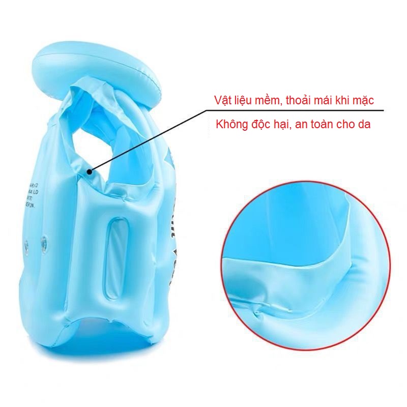 Áo phao bơi cho bé trẻ em bé trai, gái lỗi 1 đổi 1 AP991