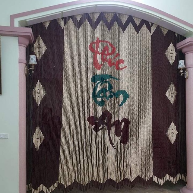rèm hạt gỗ