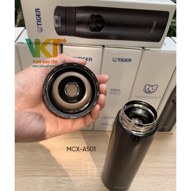 Bình Giữ Nhiệt Lưỡng Tính Tiger MCX - A501 - Màu Đen Bóng - Hàng Chính Hãng