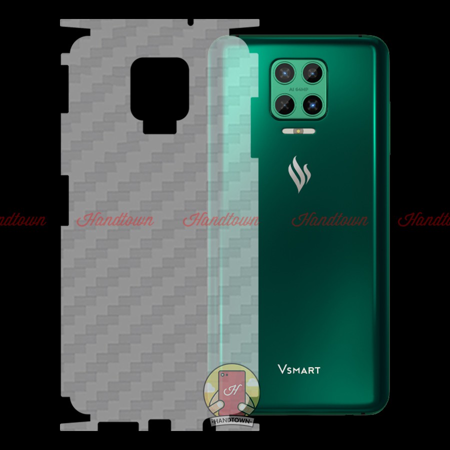 Miếng dán lưng cacbon Vsmart Aris / Aris Pro Full Viền