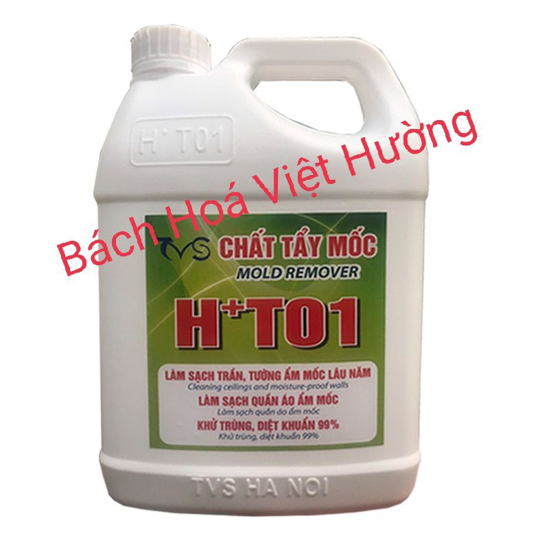 Chất tẩy Mốc HT01 SIÊU SẠCH - Tẩy Mốc Tường - Tẩy Mốc quần áo 1.8 lít - Bách Hóa Việt Hường