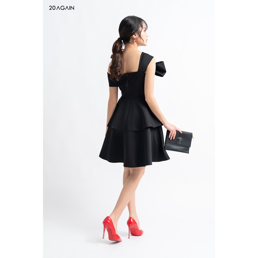Đầm vải trễ vai nơ lệch - 20 AGAIN - DEA1161 | BigBuy360 - bigbuy360.vn