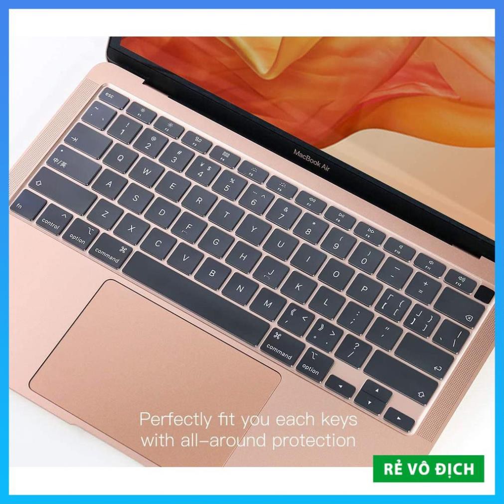 [Rẻ Vô Địch] Miếng Lót, Phủ Bàn Phím Silicon Macbook Air 13" (2020-2021) Model A2179 , A2337