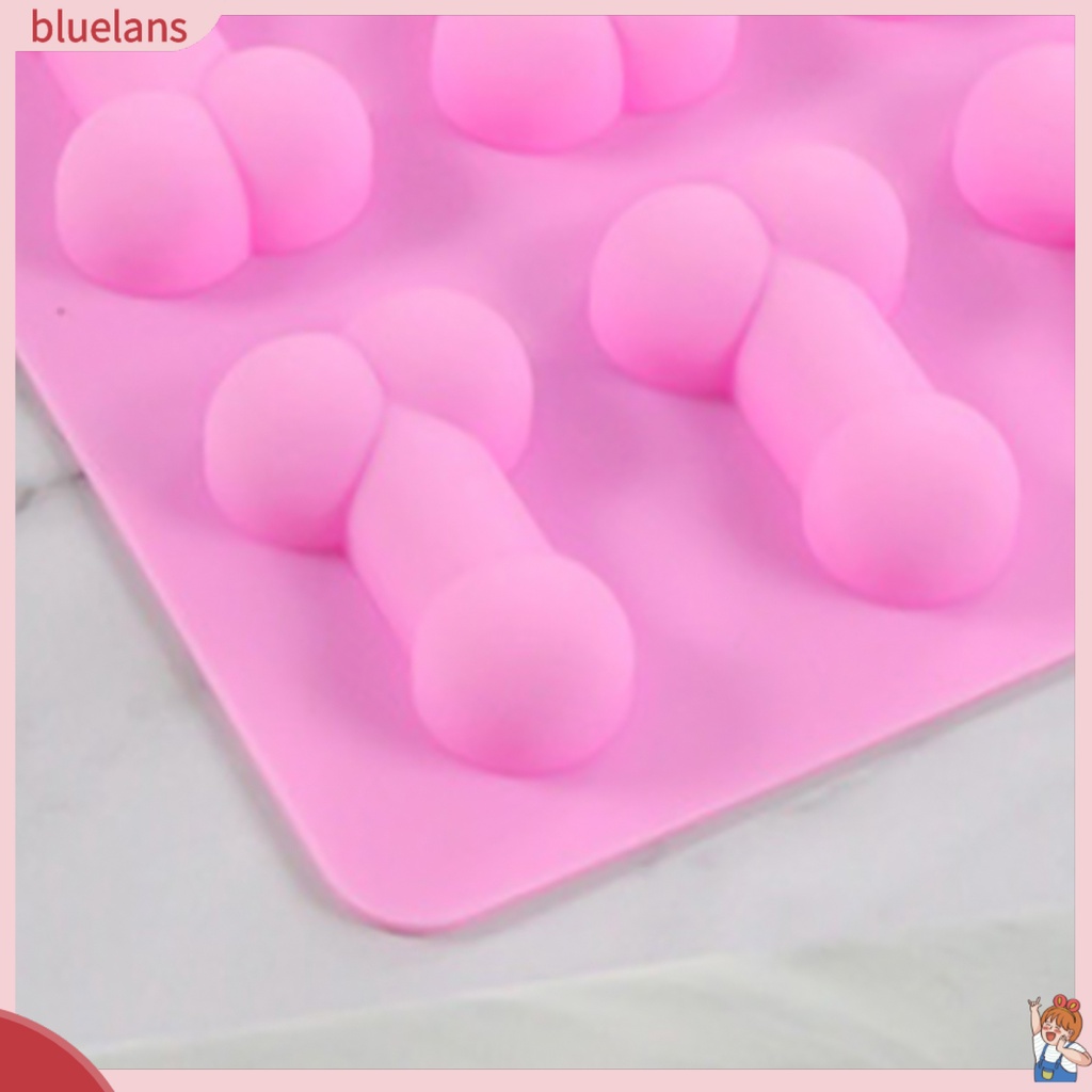 Khuôn Silicone Làm Đá Viên / Sô Cô La 2 Ngăn Tiện Dụng