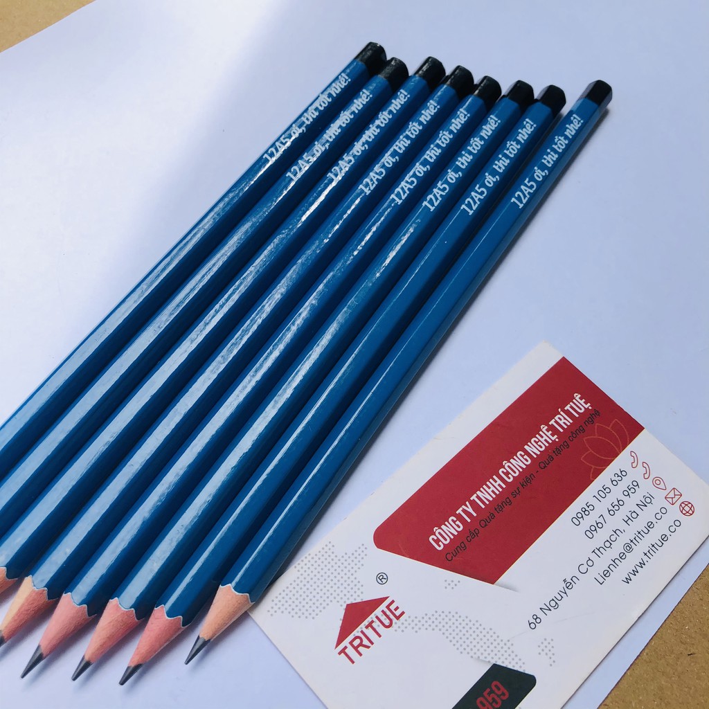 Sản xuất bút chì, in bút chì giá rẻ theo yêu cầu tại Hà Nội