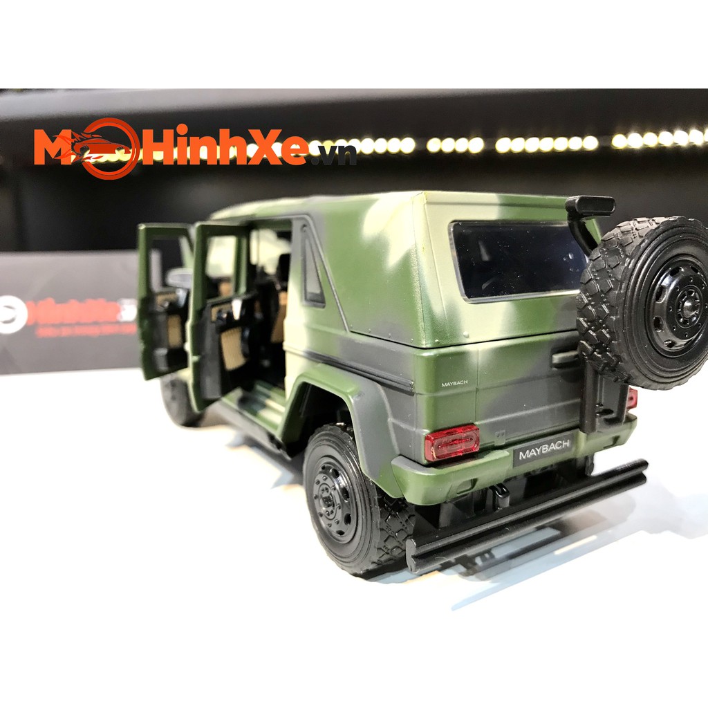 MÔ HÌNH XE MERCEDES-MAYBACH G650 CÓ MUI SAU 1:32 JACKIEKIM