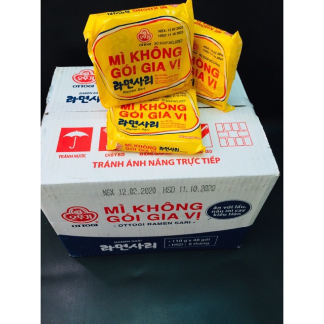 Mì không vị Ottogi - 48 gói/thùng (Thùng)