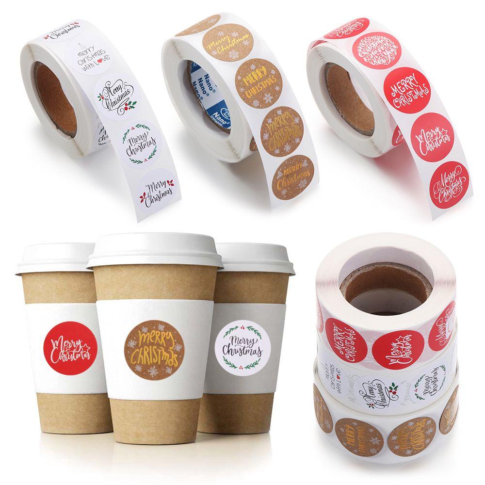 Bộ 500 Miếng Dán Trang Trí Phong Bì Đám Cưới / Giáng Sinh DIY