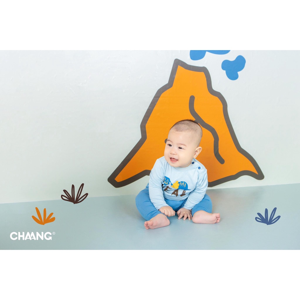 Bộ bodychip trẻ em dài tay cotton cao cấp Chaang