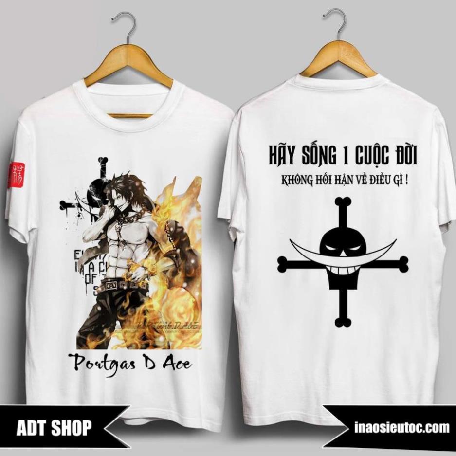🔥FLASH SALE🔥Áo phông Ace One Piece đẹp siêu ngầu HOT nhất
