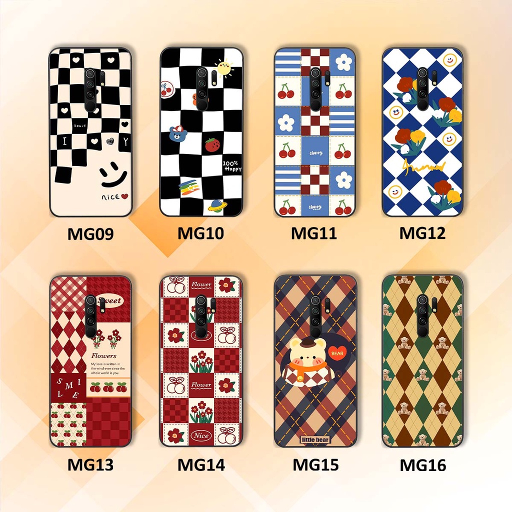 Ốp Xiaomi Redmi 9 họa tiết hoa, gấu thời trang, ốp dẻo bền đẹp