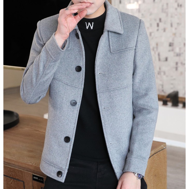 Áo Khoác Dạ nam dáng ngắn, Áo dạ nam phong cách Hàn Quốc hàng chuẩn giá đẹp H20 có video thật | BigBuy360 - bigbuy360.vn