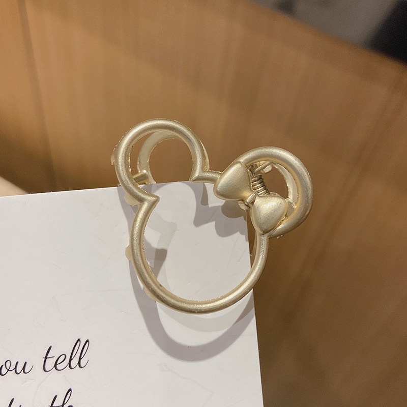 Kẹp tóc răng cưa nhiều hình kim loại hình mèo kity