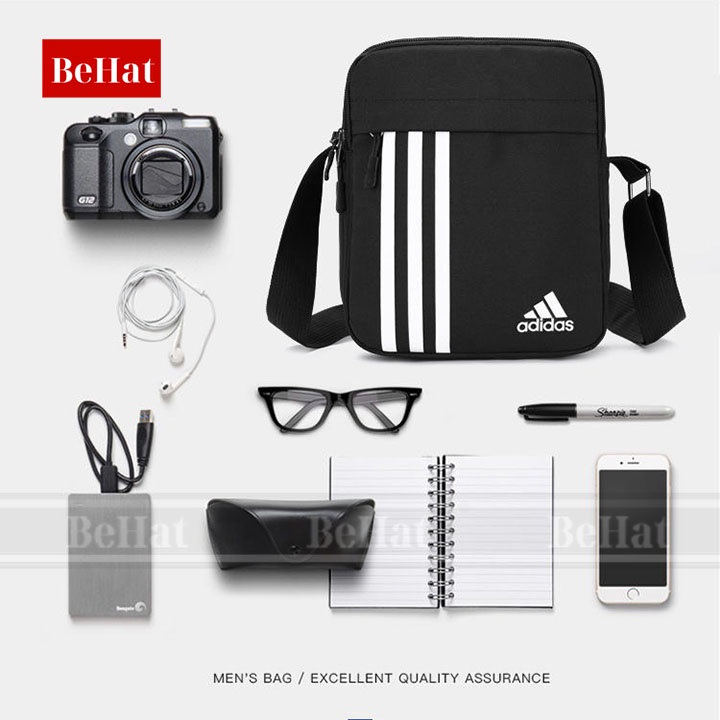 Túi Chéo Nam Nữ Adidas Cao Cấp, Thiết Kế Đứng Cực Chất, Phong Cách Hàn Quốc - Túi Chéo Nam Nữ Đẹp