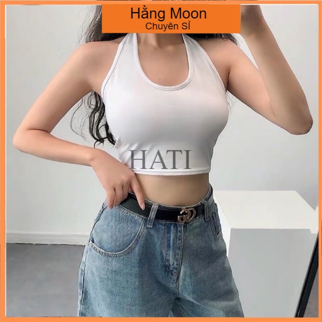 Áo yếm croptop  chất thun borip