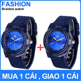 【Mua 1 tặng 1】Đồng Hồ Nam Quartz Xu Hướng Thời Trang Nhật Bản