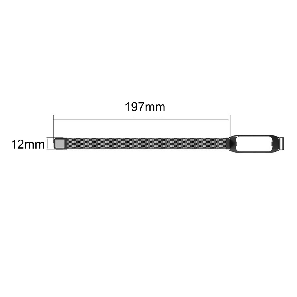 Dây Đeo Thay Thế Chất Liệu Thép Không Gỉ 12mm Cho Samsung Galaxy Fit 2 SM-R220