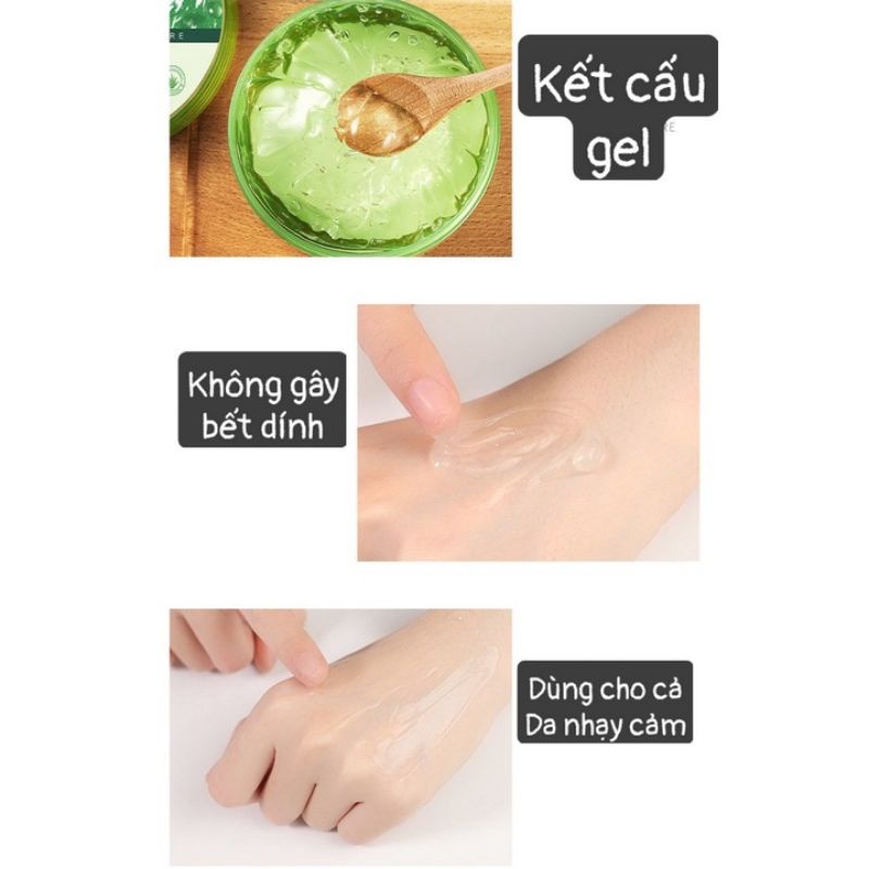 Gel nha đam dưỡng ẩm sáng da Bioaqua 300g
