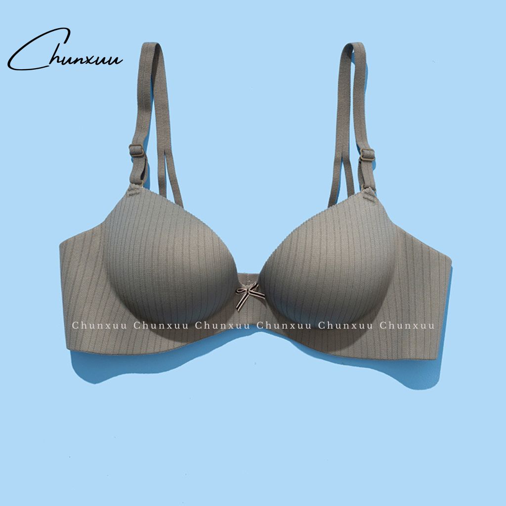Áo ngực nữ đệm dày CHUNXUU, thiết kế phối nơ không gọng thoáng khí- AV15