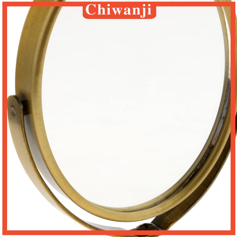 [Hàng mới về] Gương trang điểm để bàn hình oval 3in hai mặt chất lượng