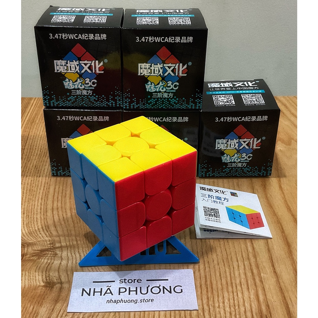 Rubik 3x3 Moyu Meilong 3C Rubic 3 Tầng Stickerless