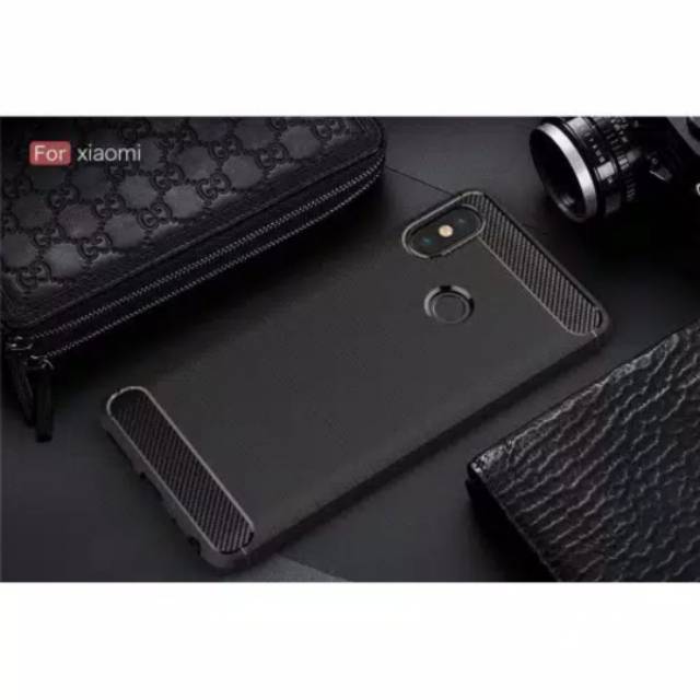 Ốp Điện Thoại Sợi Carbon Mỏng Cho Xiaomi Redmi 6pro. Softcase Ipaky Xiaomi Redmi 6pro