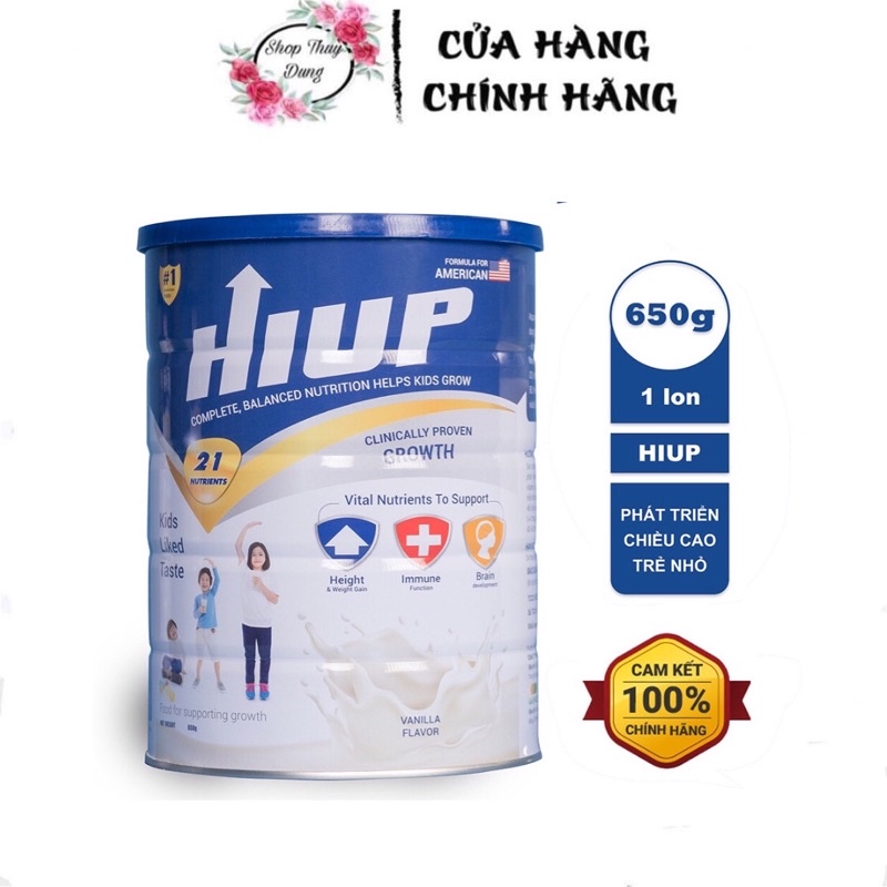 Sữa tăng chiều cao HIUP